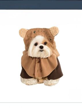 Cute Bear Hooded Dog Cape in Two-Tone Brown